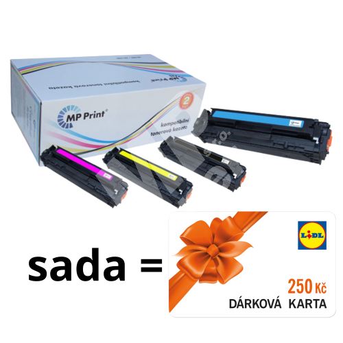 Sada tonerů Canon CRG-716, CMYK, MP print +karta Lidl 250 Kč 1