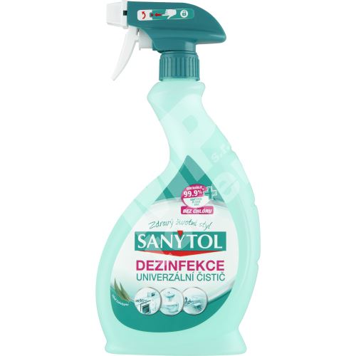 Sanytol dezinfekční univerzální čistič ve spreji s vůní eukalyptu, 500 ml 1