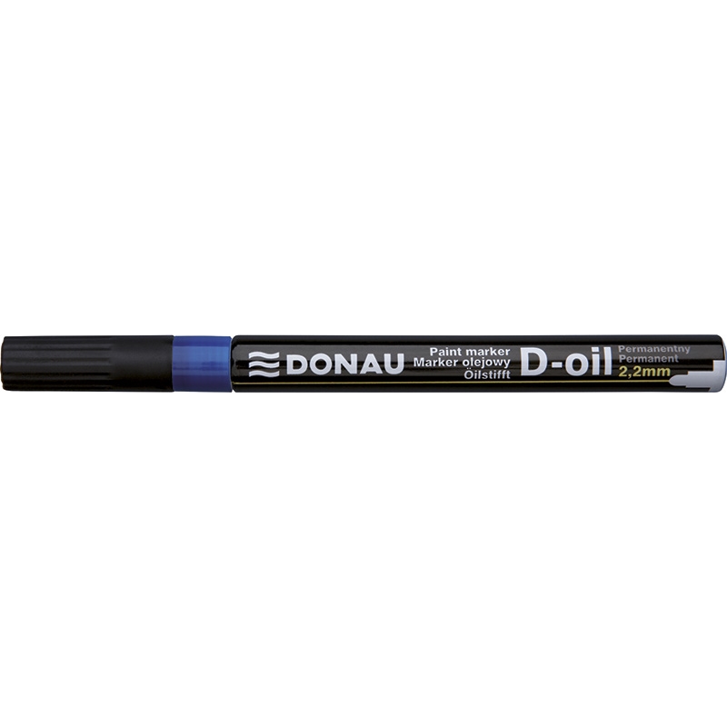 Lakový popisovač Donau D-oil, 2,2 mm, modrý