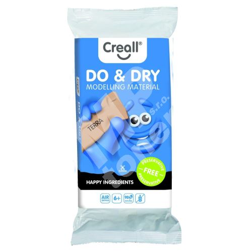 Creall Do&Dry modelovací hmota, samotvrdnoucí, terra, 1kg 2