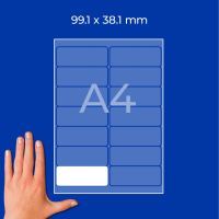 Recyklované adresní etikety 99,1 x 38,1 mm, 100 listů A4 LR7163-100 4 (4)