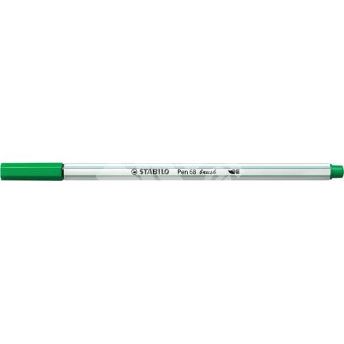 Štětcový fix Stabilo Pen 68 brush, smaragdově zelená 1