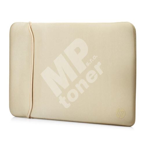 Sleeve na notebook HP 15,6, Reversible, zlatý/černý z neoprenu 1
