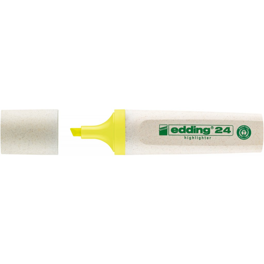 Zvýrazňovač Edding 24 EcoLine, žlutá