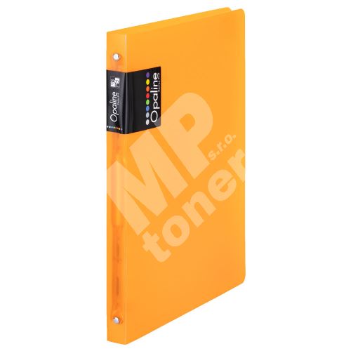 Pořadač A4 4 kroužek Opaline 2 cm oranžový 3