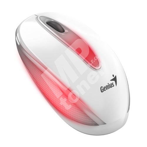 Myš Genius DX-Mini, 1000DPI, optická, 3tl., drátová USB, bílá, RGB podsvícení 1