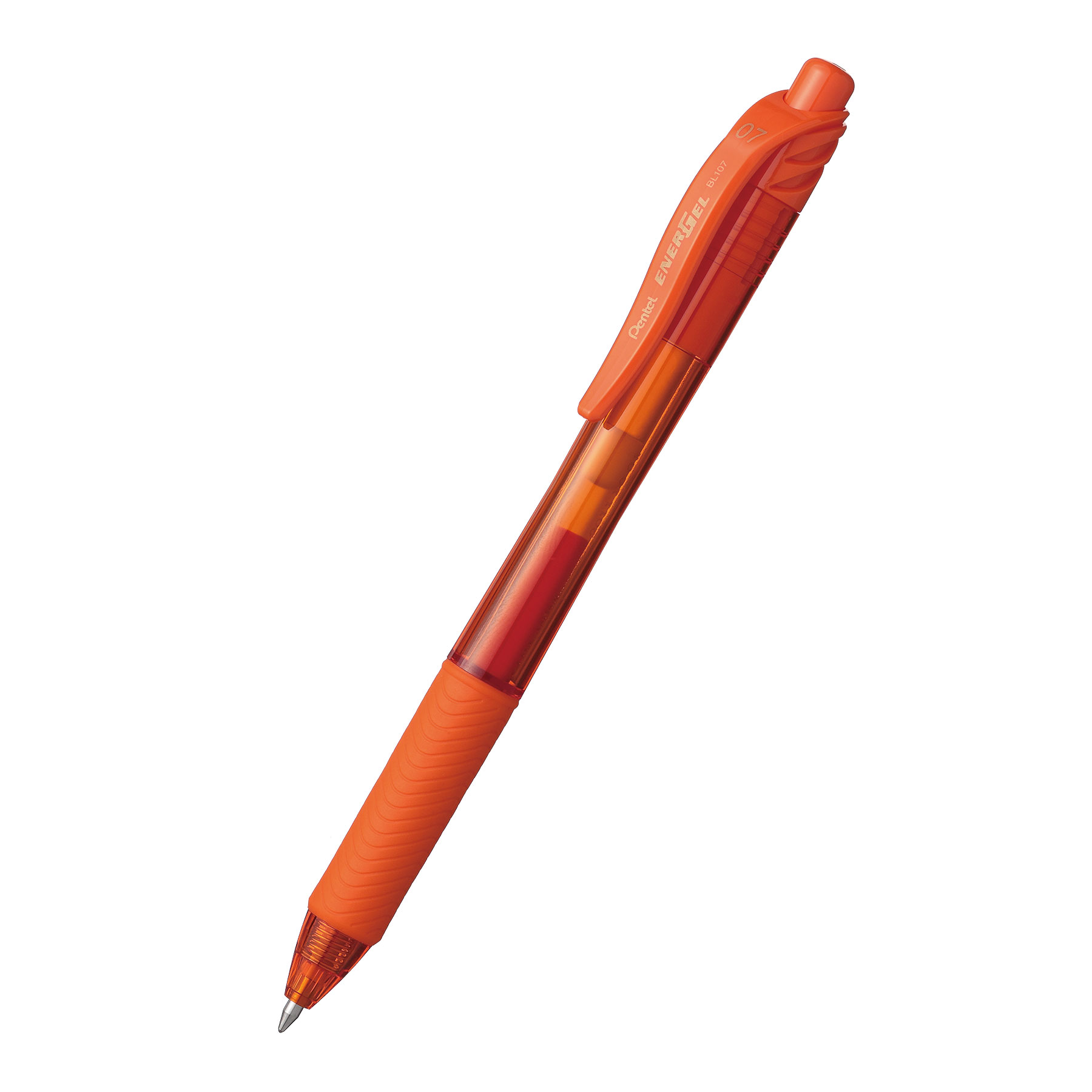 Kuličkové pero Pentel EnerGel BL107, 0,7mm, oranžové