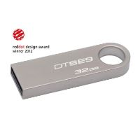 32GB Kingston DataTraveler SE9, USB flash disk 2.0, stříbrná