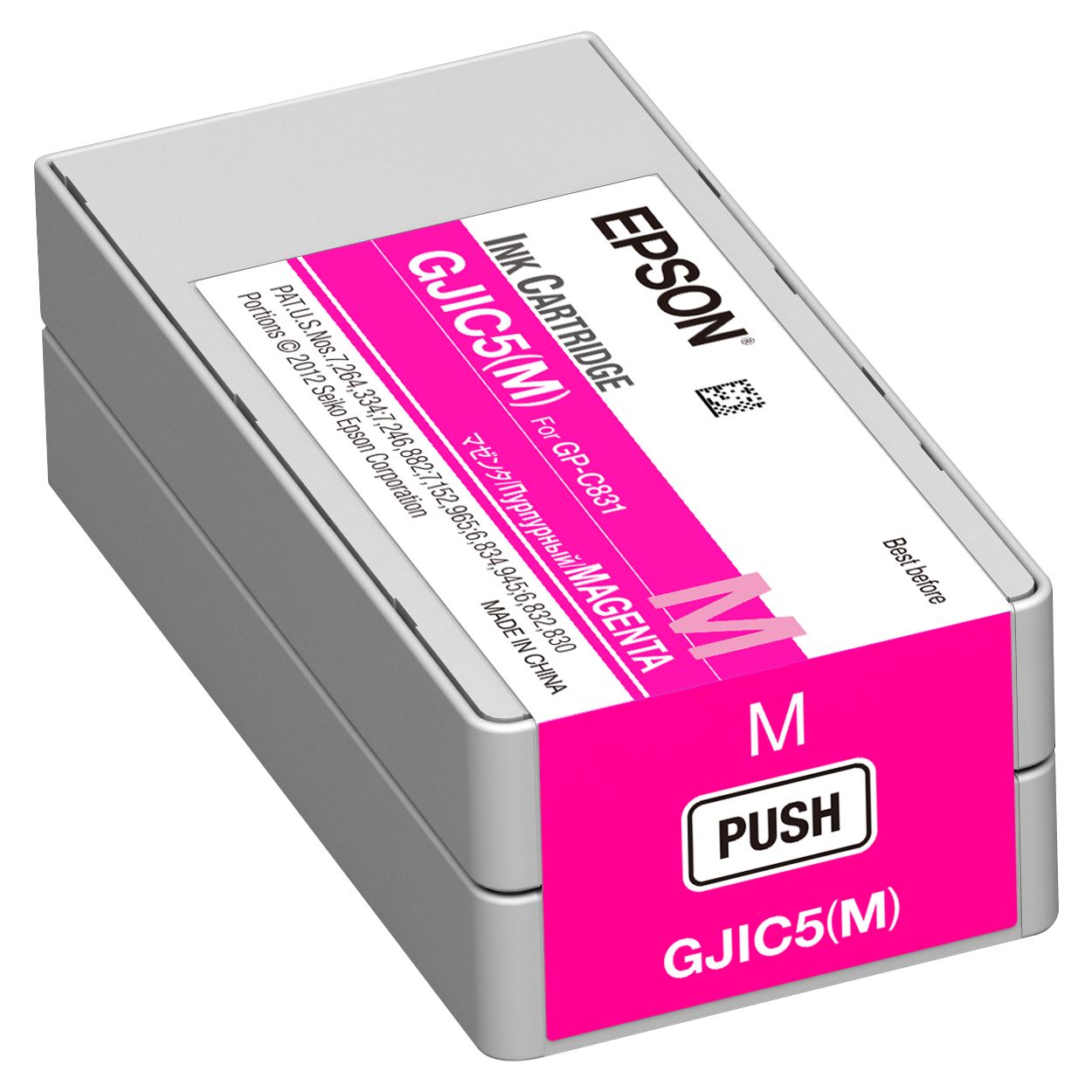 Inkoustová cartridge Epson C13S020565, ColorWorks C831, magenta, GJIC5(M), originál