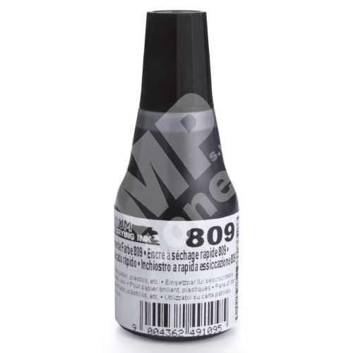Barva razítková rychleschnoucí Colop 809, 25ml, černá 2