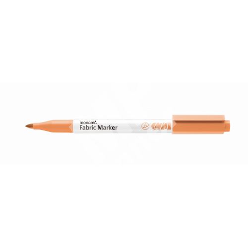 Popisovač na textil Monami Fabric Marker 470, fluo orange 1