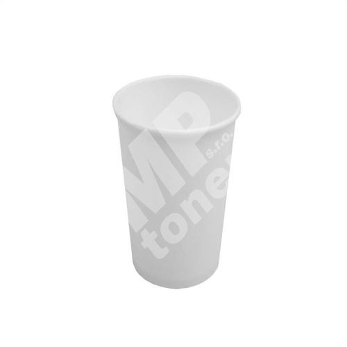 Kelímek papírový 400 ml, bílý, 50 ks 1