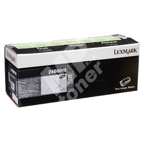 Toner Lexmark 24B6015, black, originál 1