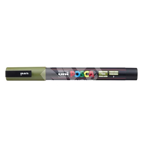 Uni Posca PC-3M akrylový popisovač, 0,9-1,3 mm, khaki zelený 1