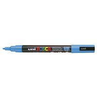 Uni Posca PC-3M akrylový popisovač, 0,9-1,3 mm, nebesky modrý 3 (2)