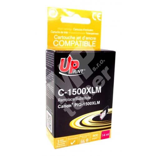 Cartridge Canon PGI-1500XL, magenta, 800str., 14ml, UPrint 1