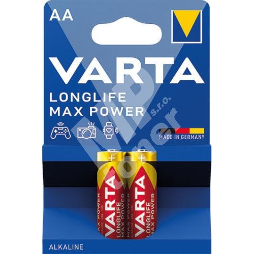Baterie Varta Max Power LR6/2, AA, 1,5V 1