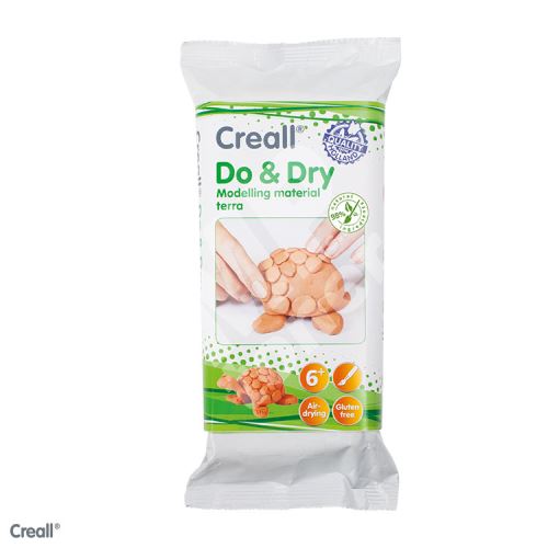 Creall Do&Dry modelovací hmota, samotvrdnoucí, terra, 500g 1