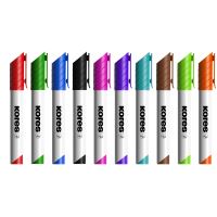 Kores K-Marker popisovač na bílé tabule a flipcharty, kulatý hrot 3 mm, modrý 3 (2)