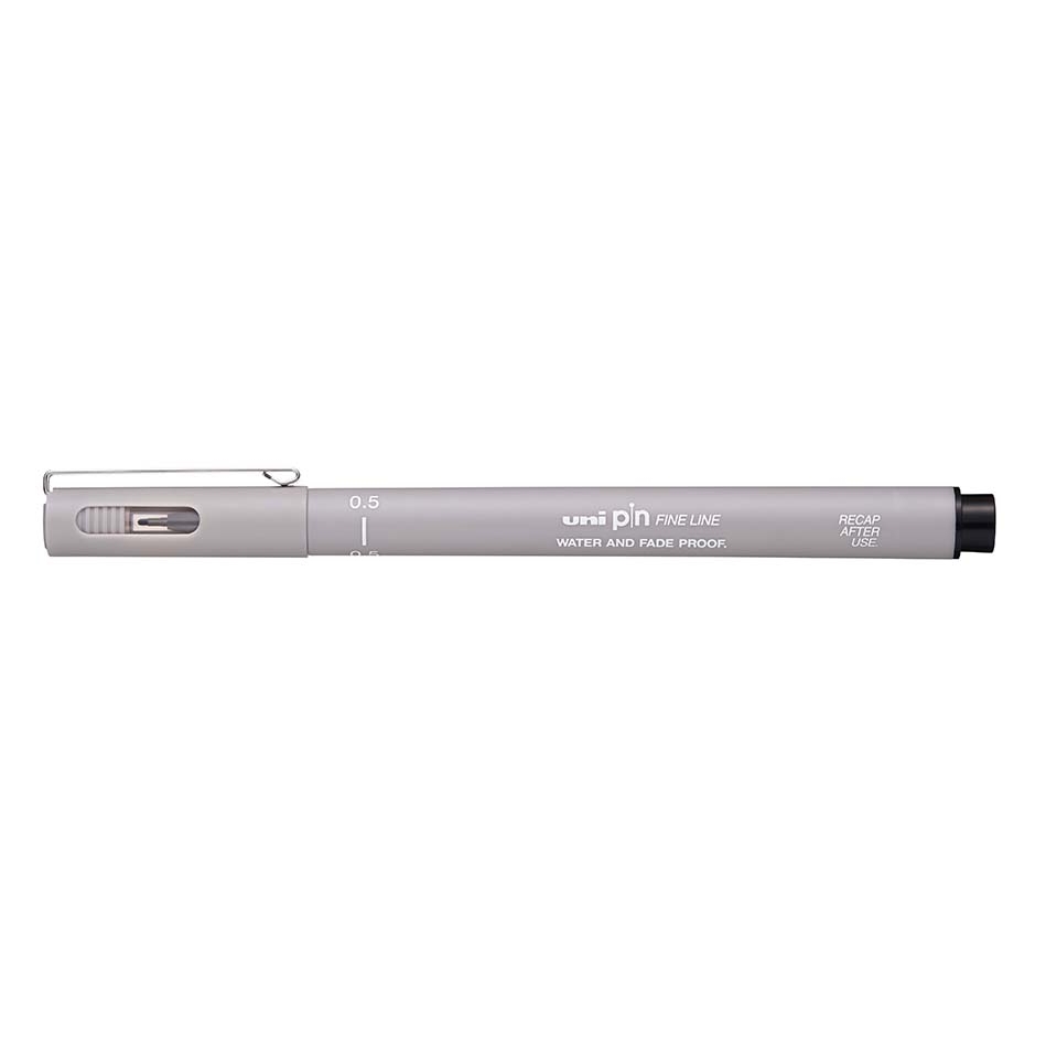 Liner Uni Pin 0,5 mm, PIN05-200, světle šedý
