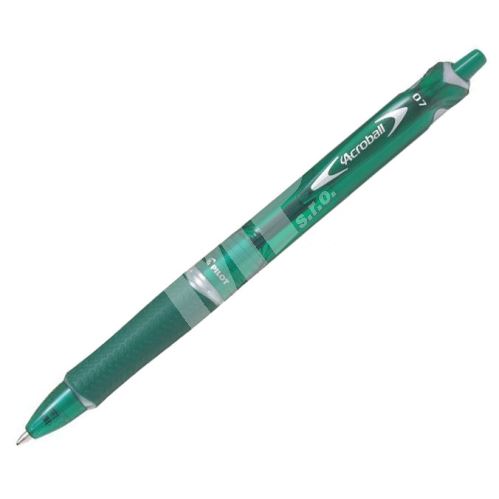Kuličkové pero Pilot Acroball, zelené, 0,7 2