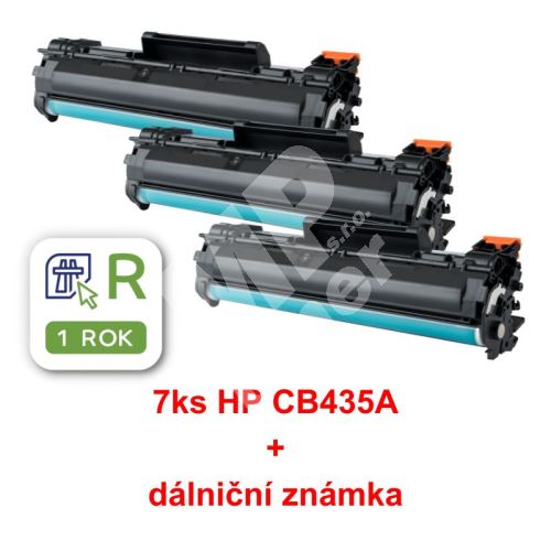 7ks kompatibilní toner HP CB435A MP print + dálniční známka 2