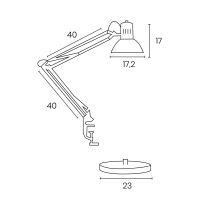 Lampa stolní Unilux Success, chromová 3 (2)