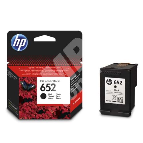Cartridge HP F6V25AE, black, No.652, originál 1