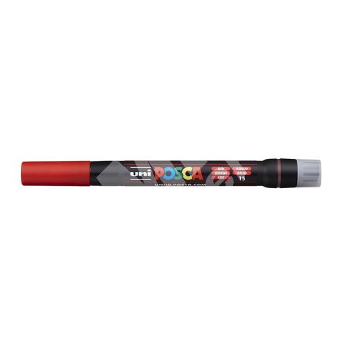 Uni Posca PCF-350 akrylový popisovač, 8 mm, červený 1
