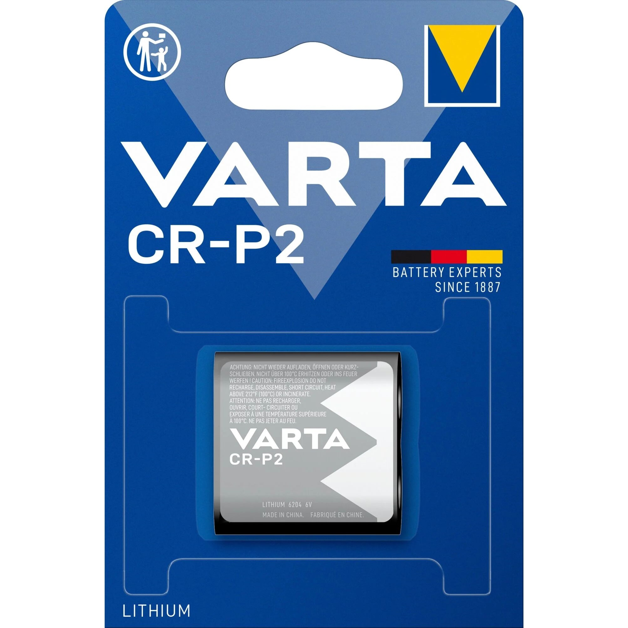 Baterie Varta CR-P2, 6V