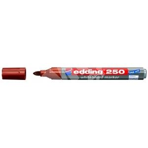 Popisovač Edding 250 na bílé tabule, hnědý 1