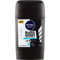 Nivea Men Black &amp; White Invisible Fresh tuhý antiperspirant, 50 ml