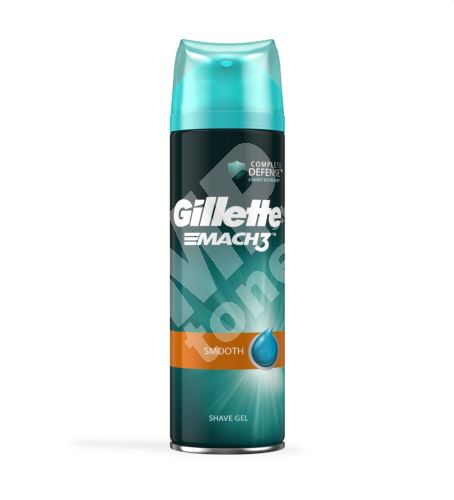 Gillette Mach3 Close & Smooth gel na holení pro muže 200 ml 1