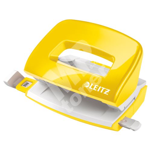 Miniděrovač Leitz NeXXt 5060, 10 listů, metalický žlutý 1