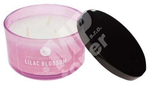DW Home Vonná svíčka ve skle Šeříkový květ - Lilac Blossom, 13,8oz 1