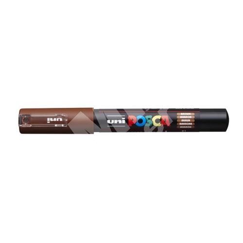 Uni Posca PC-1M akrylový popisovač, 0,7 mm, hnědý 1