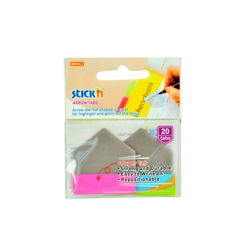 Plastové samolepicí záložky Stick'n extra pevné šipky růžové a modré, 38 x 38 mm
