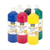 Temperové barvy Creall, mix barev, 6 x 500ml 2 (1)