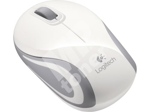 Logitech myš Wireless Mini Mouse M187 bílá 1