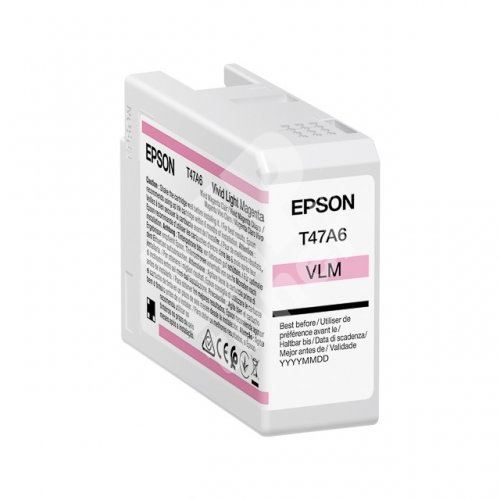 Inkoustová cartridge Epson C13T47A600, SC-P900, vivid light magenta, originál 1
