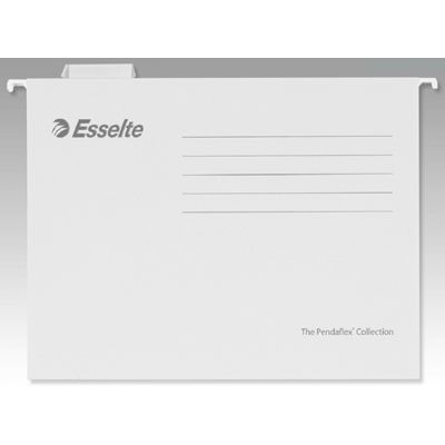 Závěsná registrační karta Esselte Pendaflex A4, bílá, 1bal/25 ks