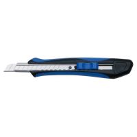Odlamovací nůž Wedo Soft-cut, 9 mm, modrá/černá Odlamovací nůž Wedo Soft-cut, 9 mm, modrá/černá