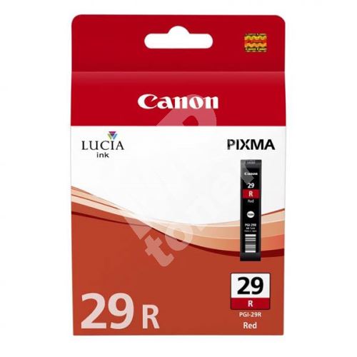 Cartridge Canon PGI-29R, 4878B001, red, originál 1