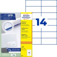 Univerzální etikety AVERY 105 x 42,3 mm 100 listů A4 - 3653