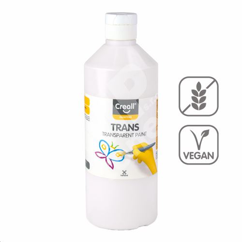 Transparentní barva Creall Trans, bílá, 500ml 1