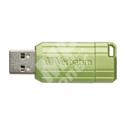 128GB Verbatim Store n Go PinStripe, USB flash disk 2.0, 49462, zelený 1