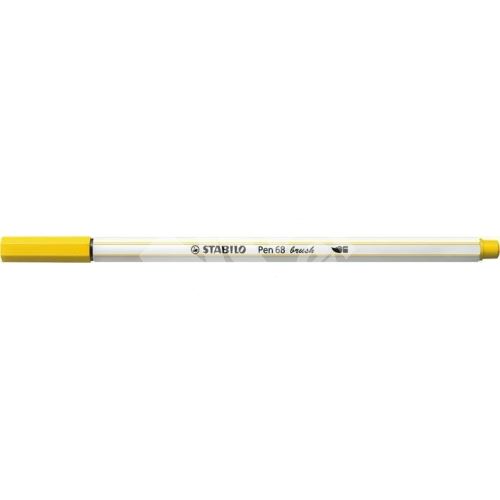 Štětcový fix Stabilo Pen 68 brush, žlutá 1