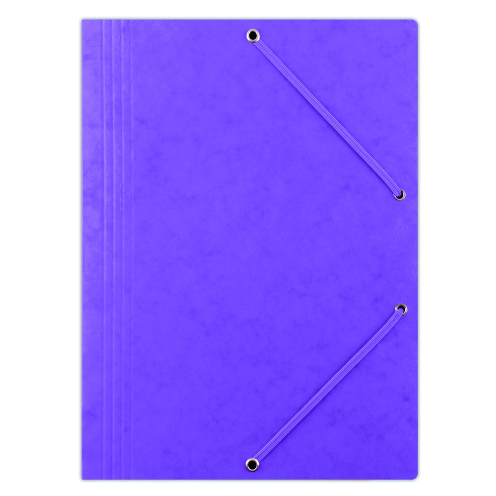 Spisové desky s gumičkou Donau A4, prešpán, fialové