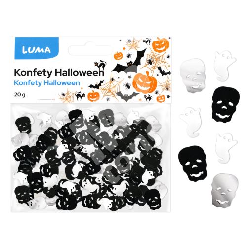 Konfety Luma Halloween duch/lebka, 20g 1