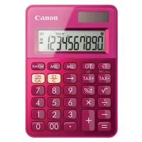 Kalkulačka Canon LS-100K, růžová, stolní, desetimístná